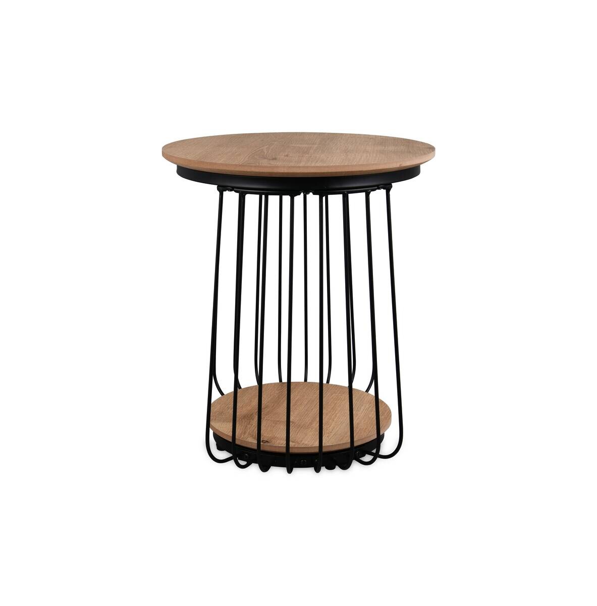 Couchtisch Arkali, 2er-Set Eiche Artisan Nachbildung H/D: ca. 50x50 cm