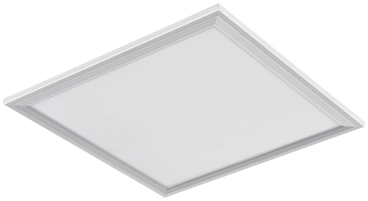 POCOline Deckenpanel Plano weiß silber Kunststoff Aluminium B/H/L: ca. 45x7x45 cm