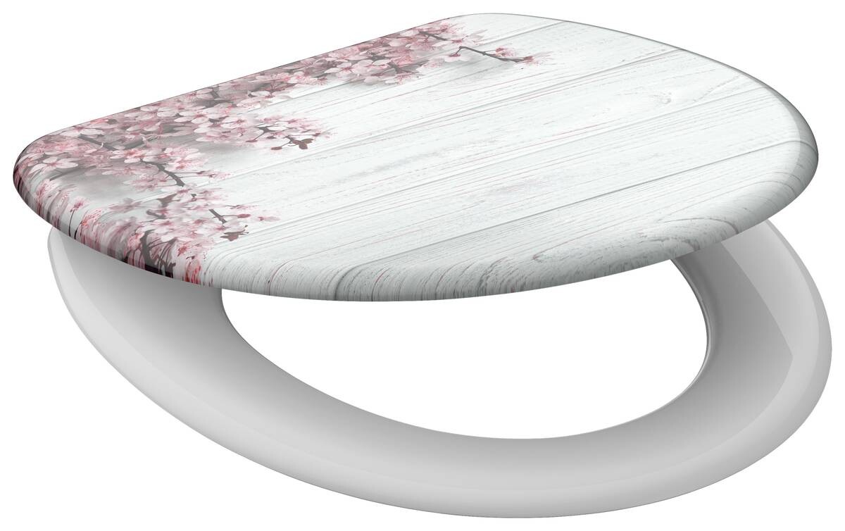 Eisl WC-Sitz Flower&Wood MDF