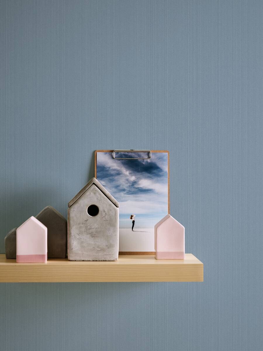 A.S.Creation Vliestapete blau B/H/D: ca. 53x1005x8,7 cm