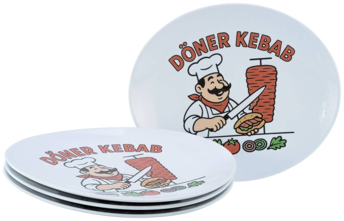 CreaTable Tellerset Gourmet weiß Porzellan