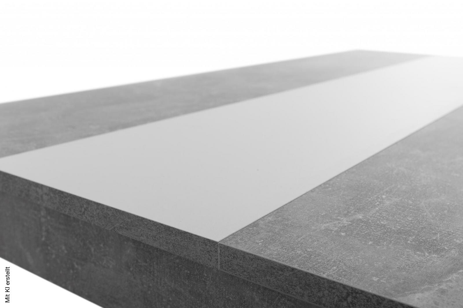 Esstisch Niklas Beton Optik B/H/T: ca. 138x74x80 cm