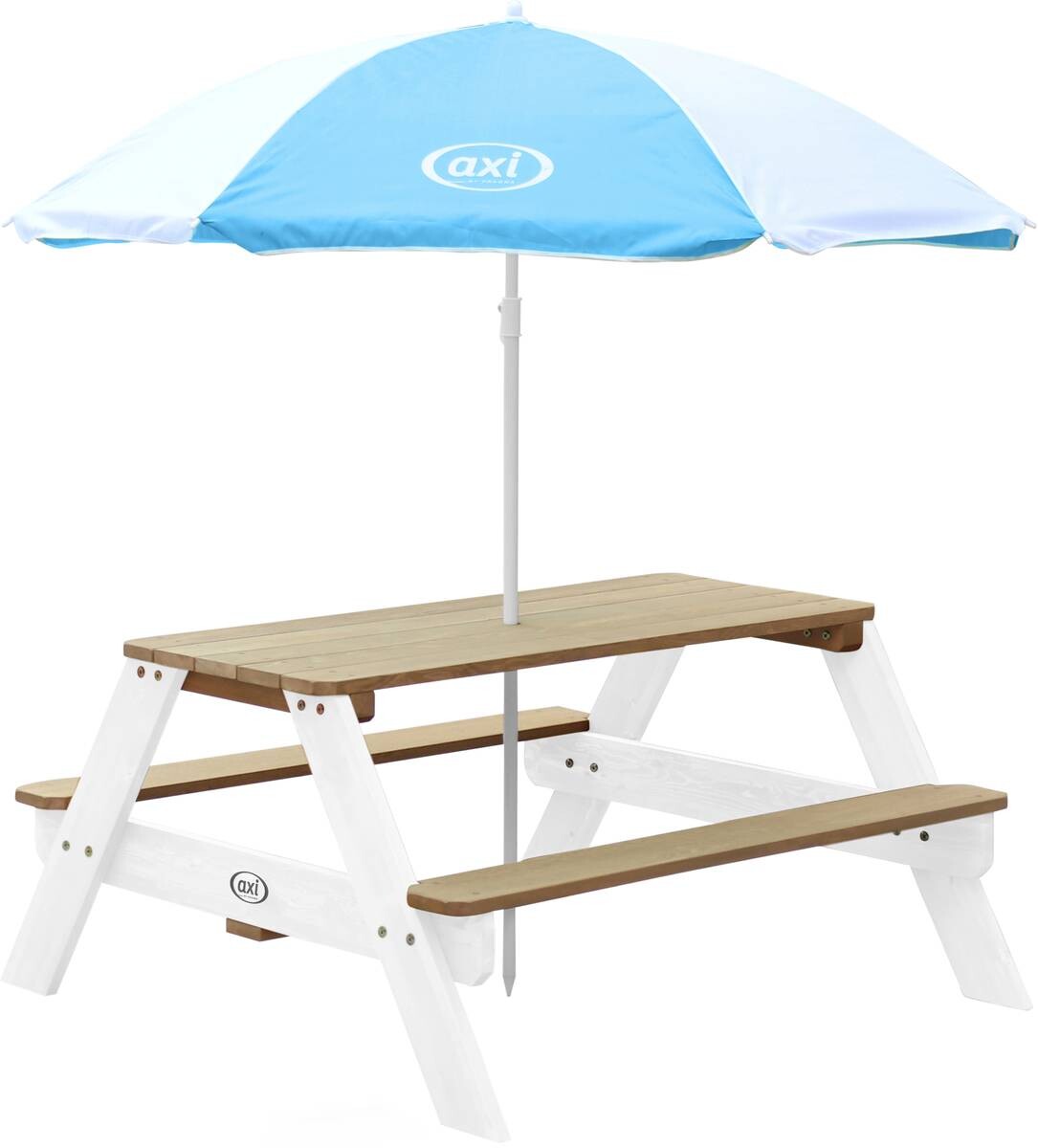 AXI Sonnenschirm blau Kunststoff H/D: ca. 175x125 cm