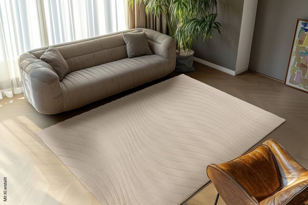 Kayoom Teppich Kierk 325 beige B/L: ca. 160x230 cm