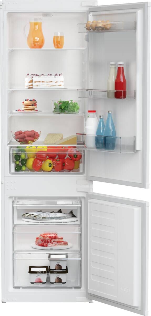 FLAVEL Einbaukühl-/Gefrierkombination FCSI1464SN weiß B/H/T: ca. 54x177,5x54,5 cm