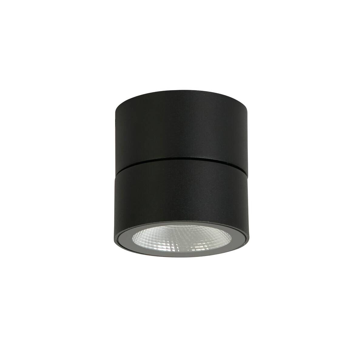 LED-Wandleuche schwarz klar B/H/L: ca. 9x9x9 cm