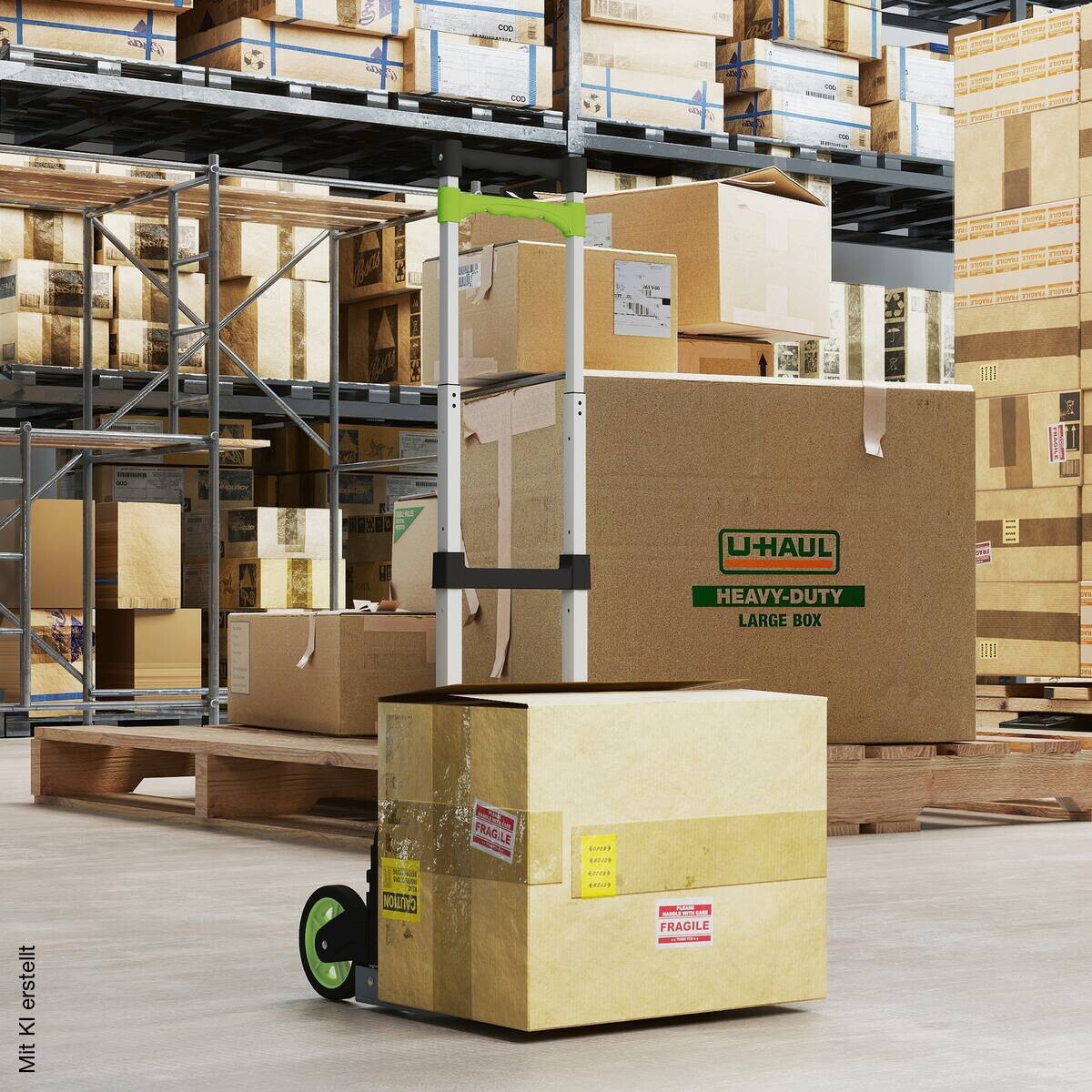 HOMCOM Sackkarre B/H/L: ca. 38,5x100x41 cm