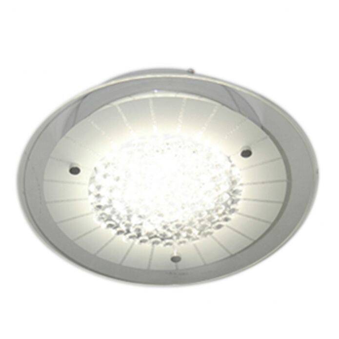 Näve Leuchten LED Deckenleuchte NV1267526 weiß Metall Kunststoff Glas H/D: ca. 7x30 cm 1 Brennstellen