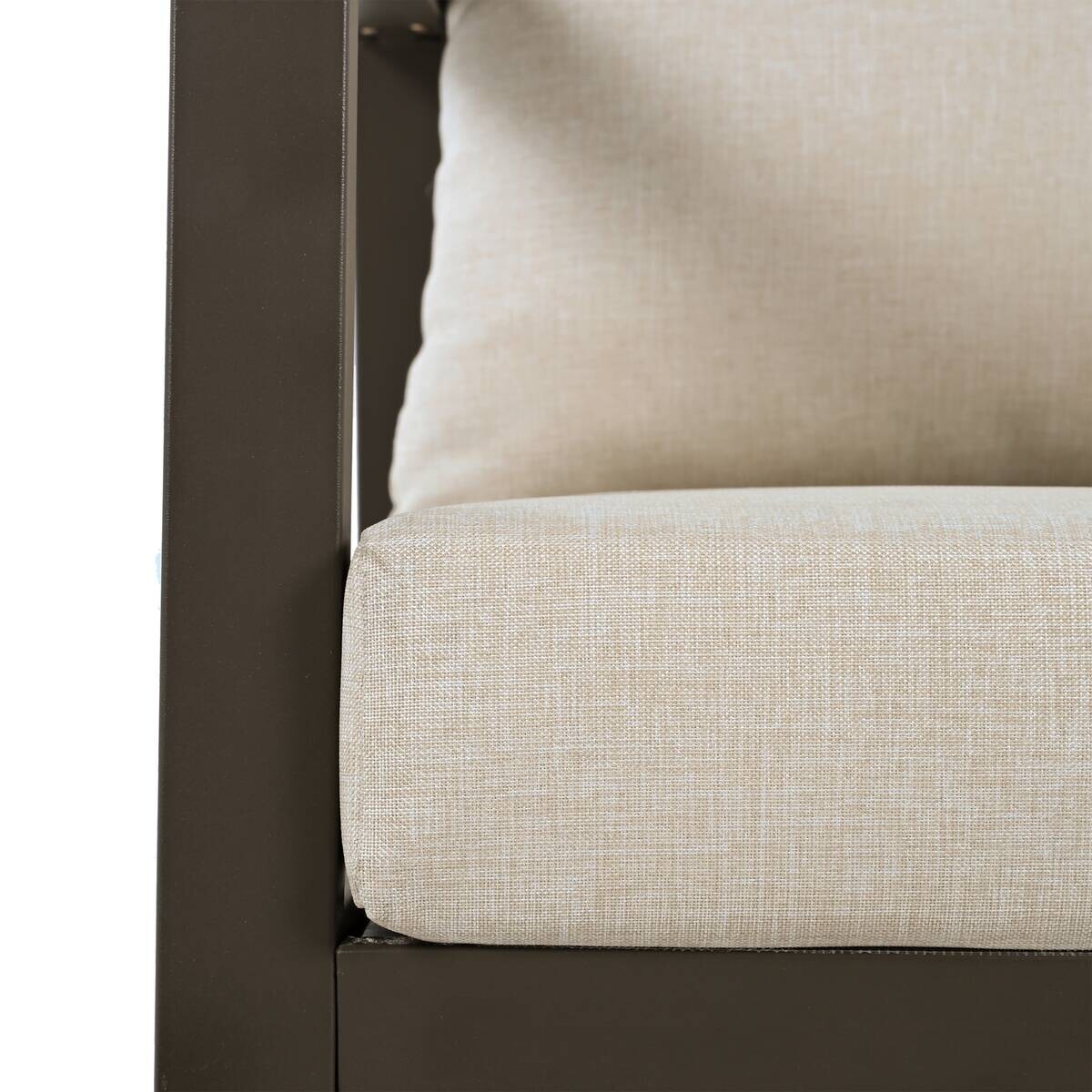 POCOline Gartensitzgruppe Grasse taupe Stahl