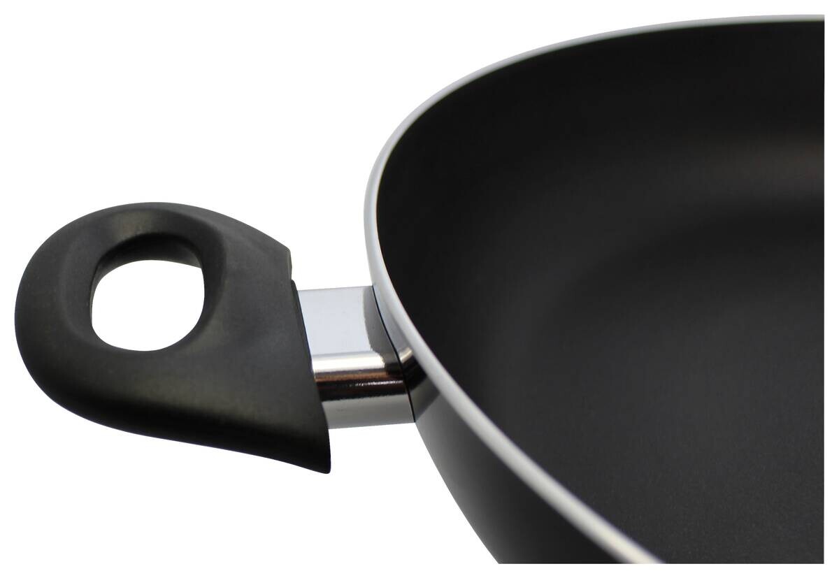 ELO Pfanne schwarz Aluminium