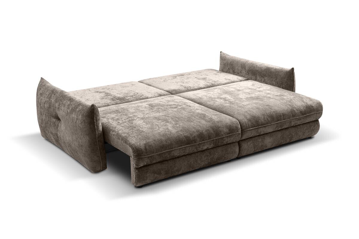 Big Sofa Delphine taupe Microfaser B/H/T: ca. 246x74x119 cm