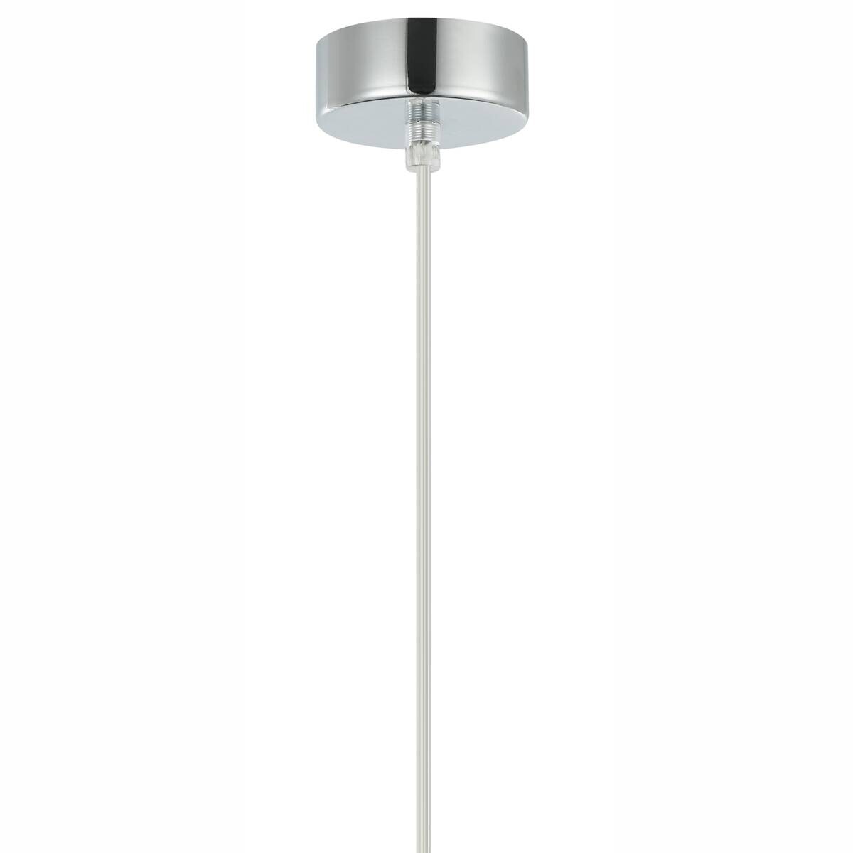 Lamkur Hängeleuchte nickel Stahl B/H/L: ca. 10x10x20 cm GU10 1 Brennstellen