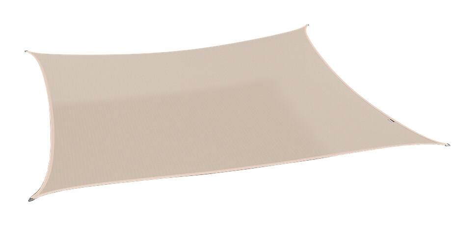 PLATINUM Sonnensegel Coolfit altweiß Polyethylen B/H/L: ca. 500x1x500 cm