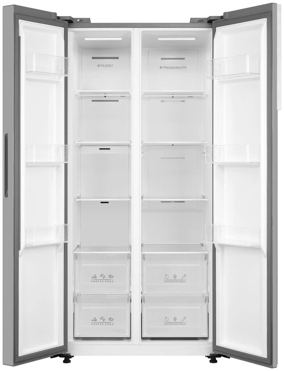 POCOline Side-by-Side SBS179-460EIXDNF Inox B/H/T: ca. 83,5x177,5x63,5 cm