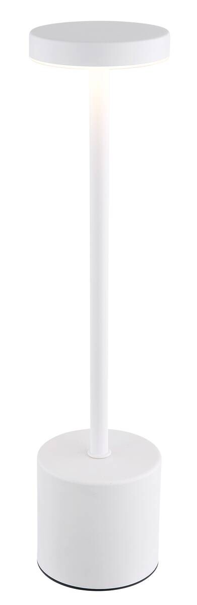 GLOBO LED-Tischleuchte Anru weiß H/D: ca. 34x8 cm