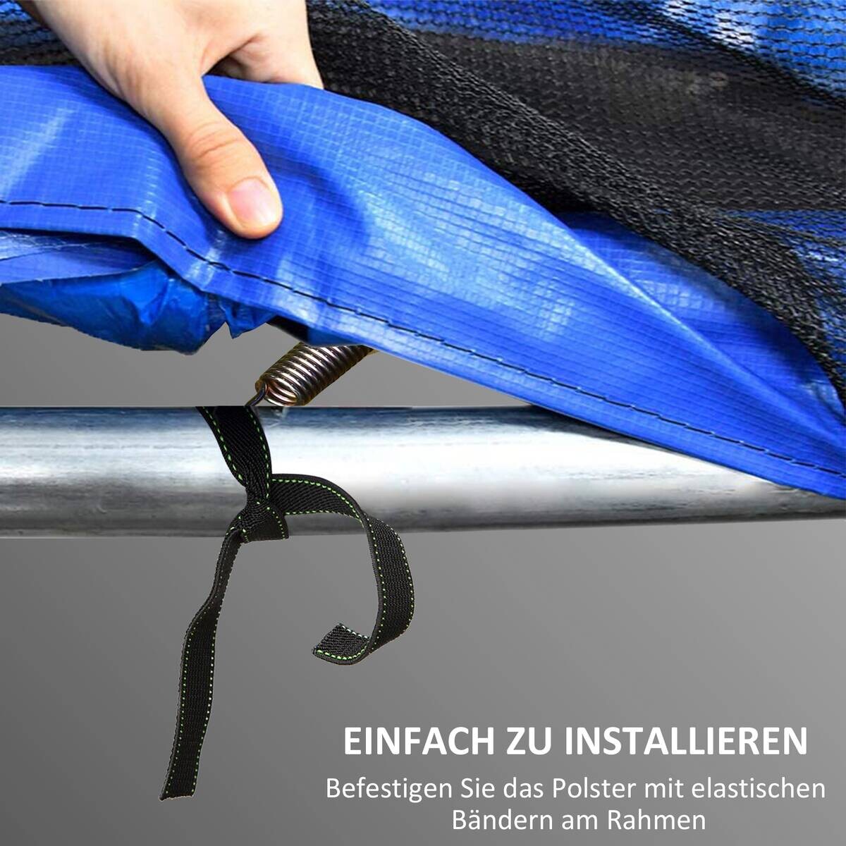 SPORTNOW Trampolin-Zubehör bunt B/H/L: ca. 305x305x30 cm