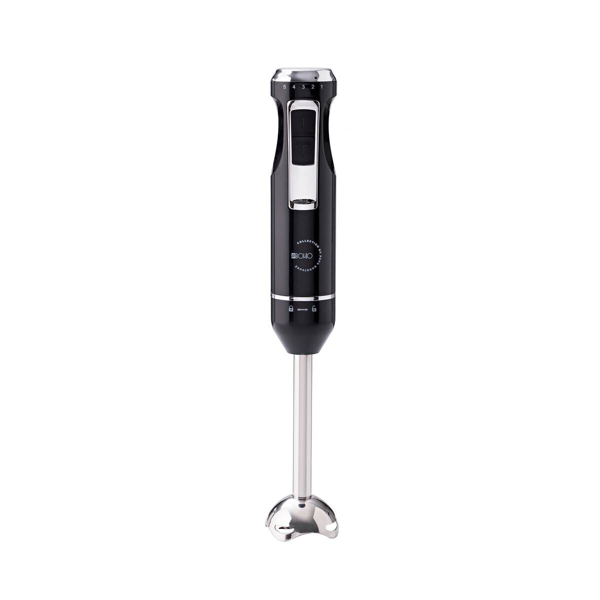 BERGNER Stabmixerset schwarz silber Edelstahl