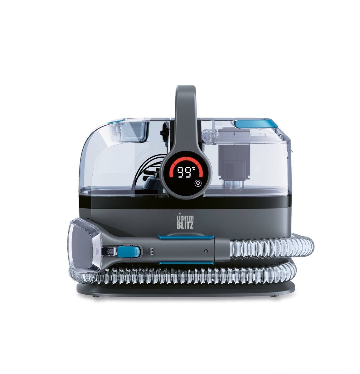 Lichterblitz Staubsauger 19121 blau grau Kunststoff B/H/L: ca. 24,5x37x40,5 cm