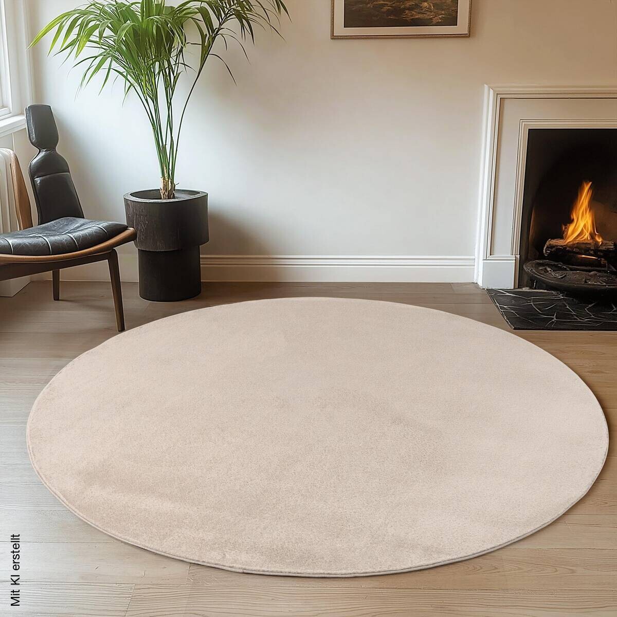 Ayyildiz Teppich JOY creme D: ca. 80 cm