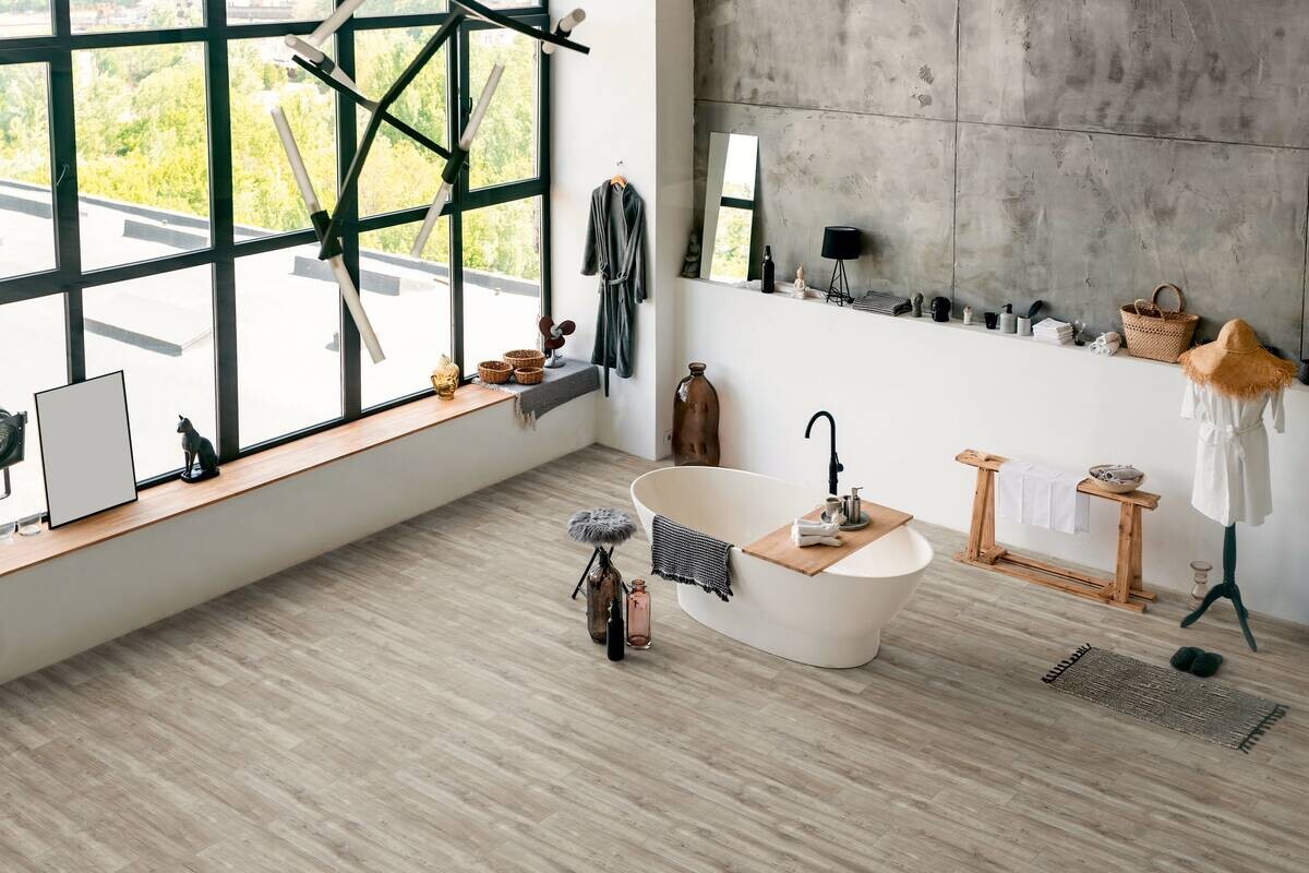 Kronotex Laminatboden Aqua Amazone ca.1,3 m² im Paket B/L: ca. 15,7x138 cm pro Paket