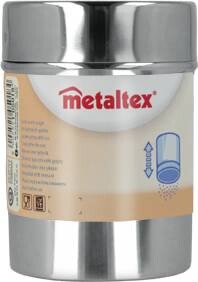 Metaltex Kakaostreuer silber Edelstahl H/D: ca. 9,3x7 cm