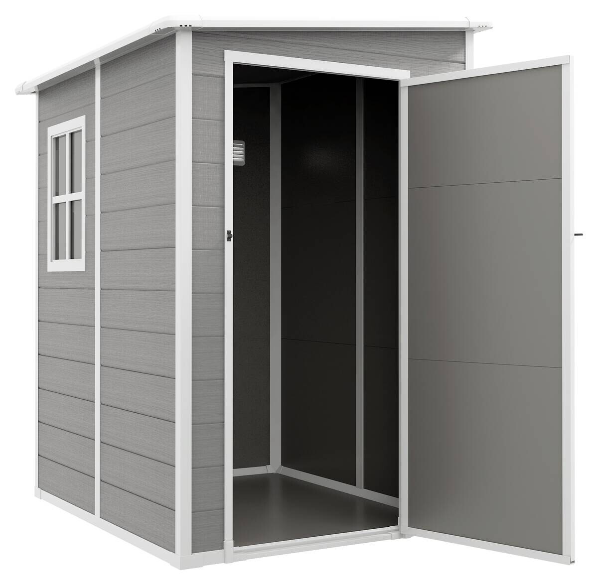 Outsunny Gartenhaus grau B/H/L: ca. 149x192x122 cm