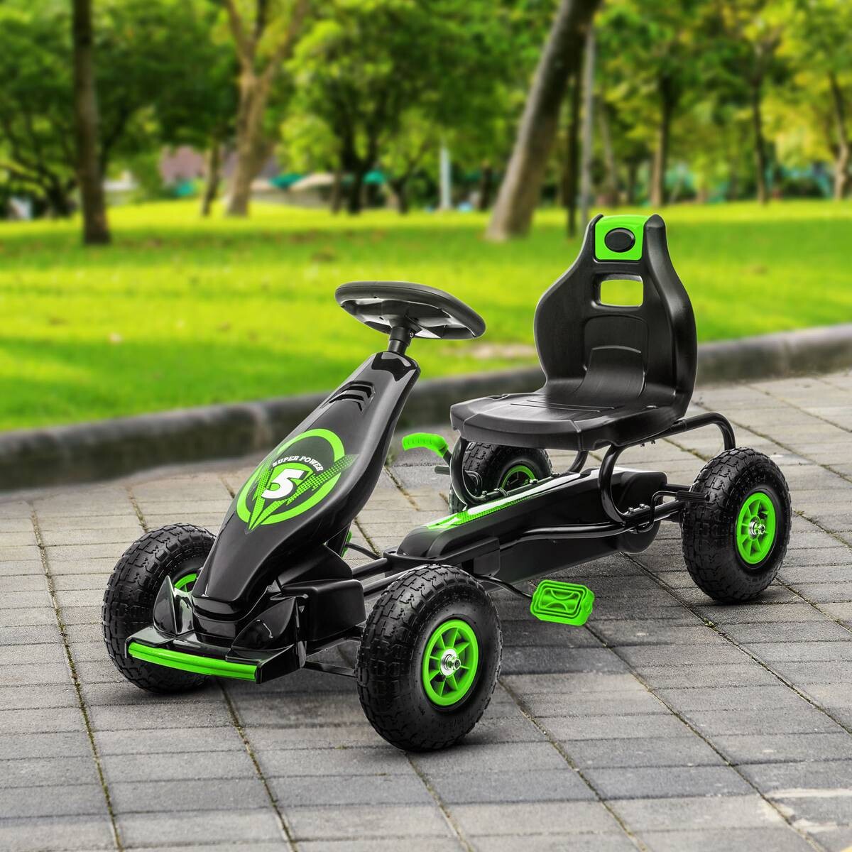 AIYAPLAY Go Kart grün B/H/L: ca. 58x61x121 cm