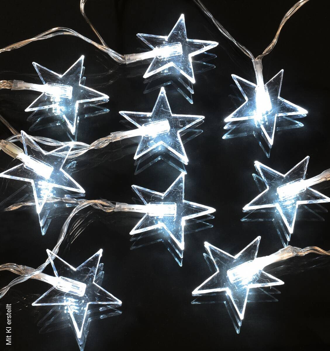 POCOline LED-Lichterkette kaltweiß Kunststoff L: ca. 300 cm
