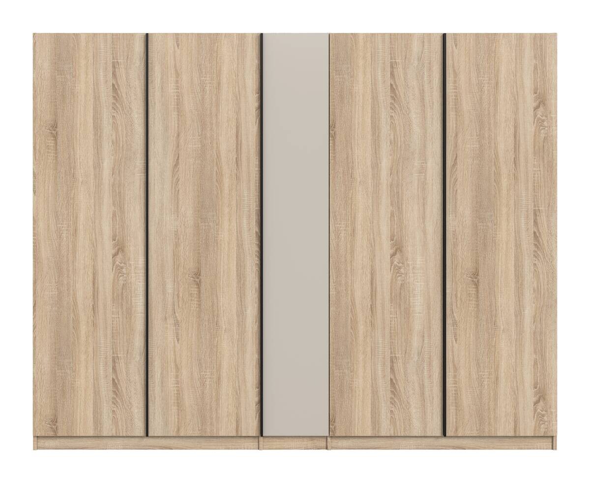 Kleiderschrank OAKLAND Eiche Sonoma Nachbildung Cashmere B/H/T: ca. 230x183x53 cm