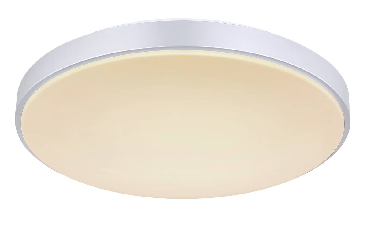 GLOBO LED-Deckenleuchte Opal weiß Metall Acryl H/D: ca. 6x41 cm