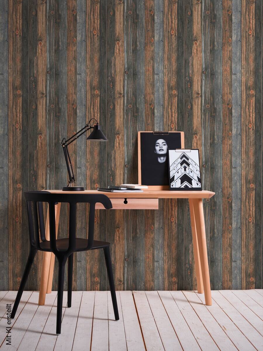 A.S.Creation Vliestapete grau beige B/H/D: ca. 53x1005x9 cm