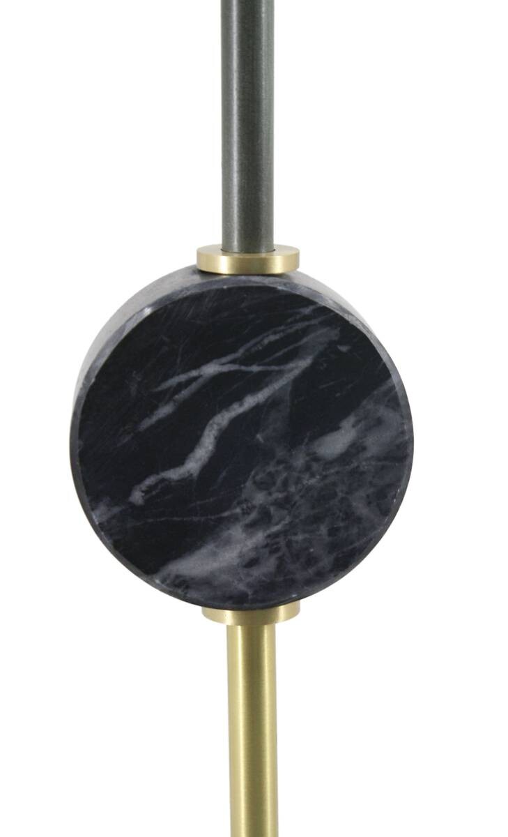 Kayoom Tischleuchte Carlissa 287 schwarz gold Eisen Kupfer B/H/T: ca. 15x58x38 cm E27 1 Brennstellen