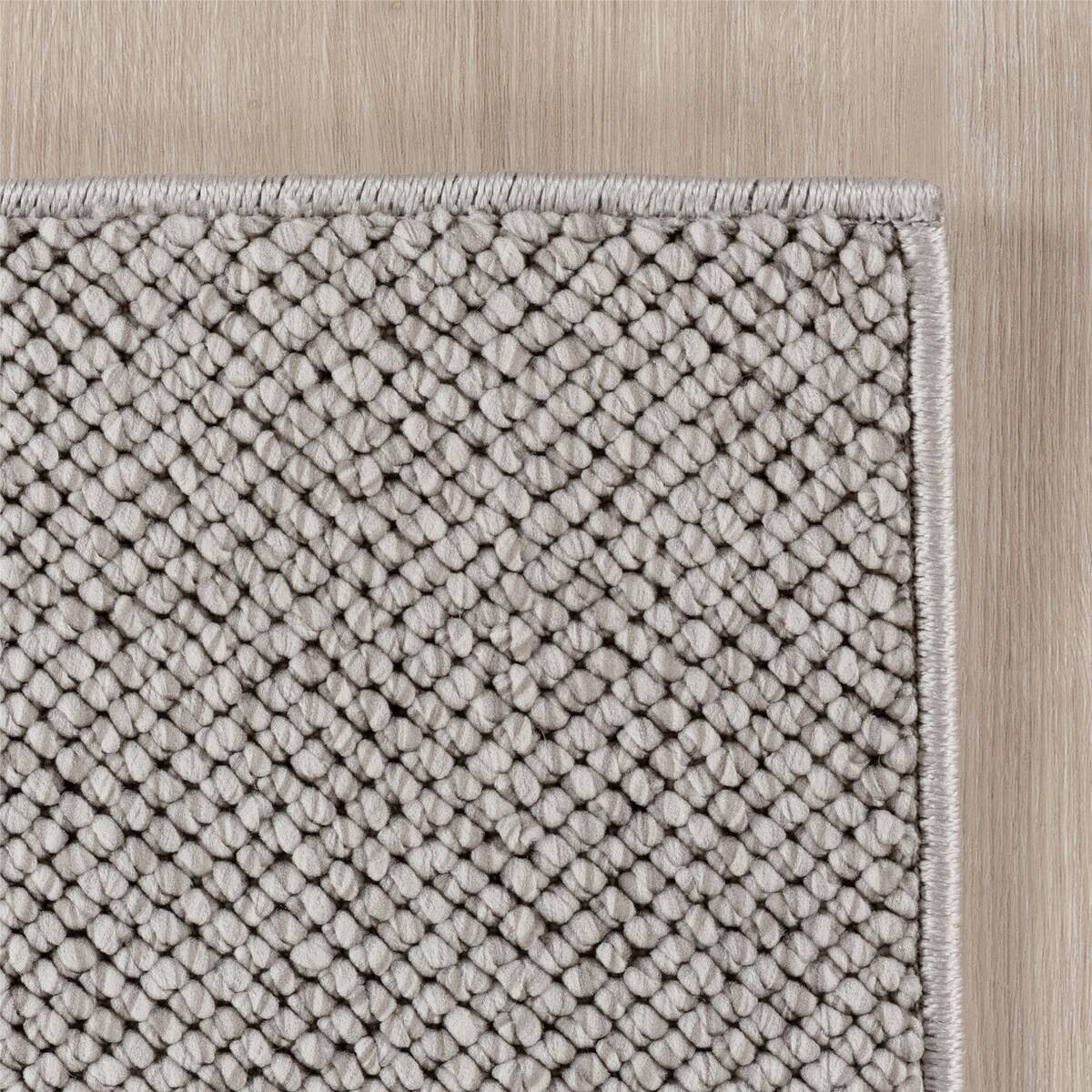 Ayyildiz Kurzflorteppich HELIX silber B/H/L: ca. 240x0,7x340 cm