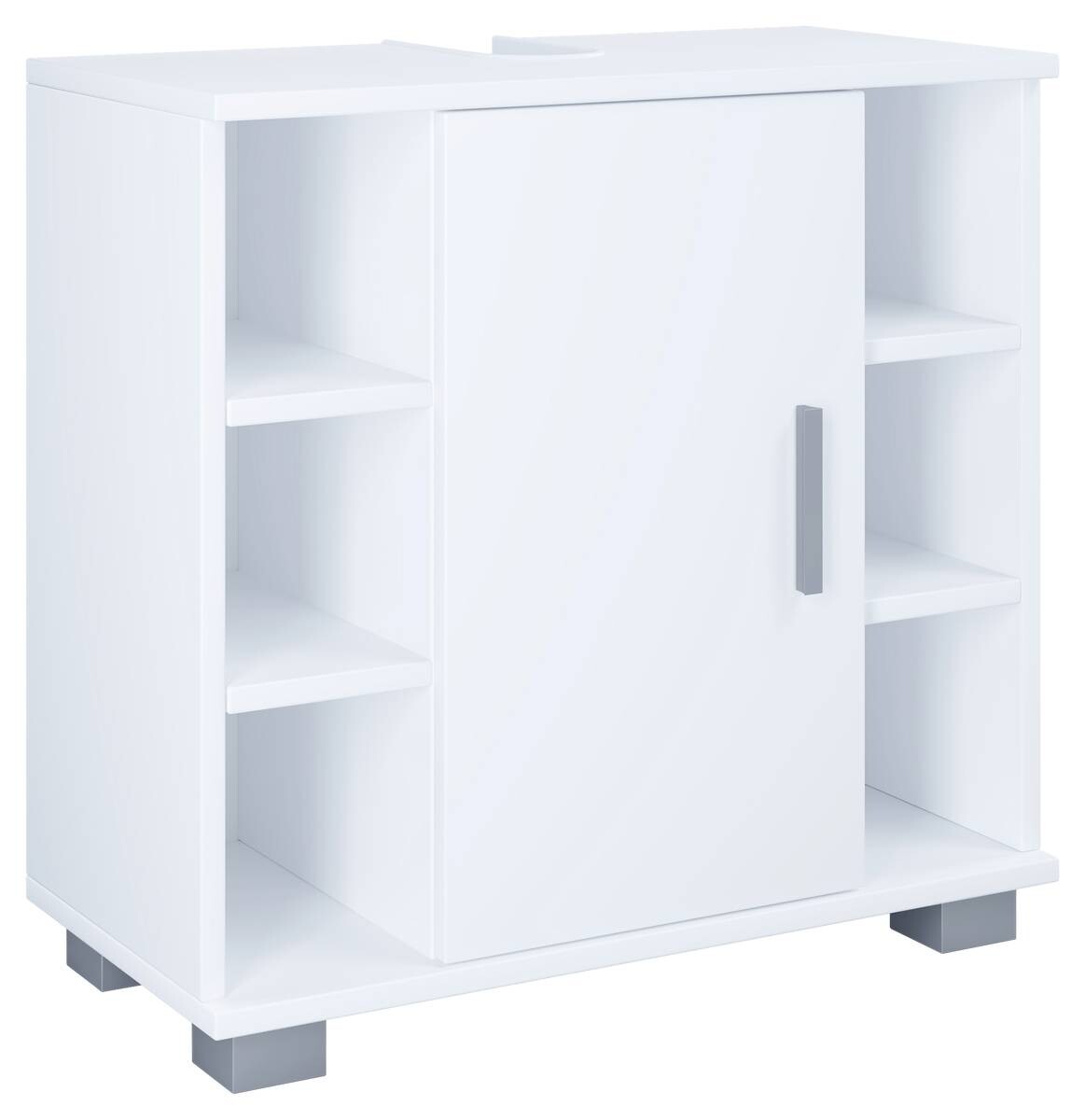 Waschbeckenunterschrank Zalo weiß B/H/T: ca. 60x58x30 cm