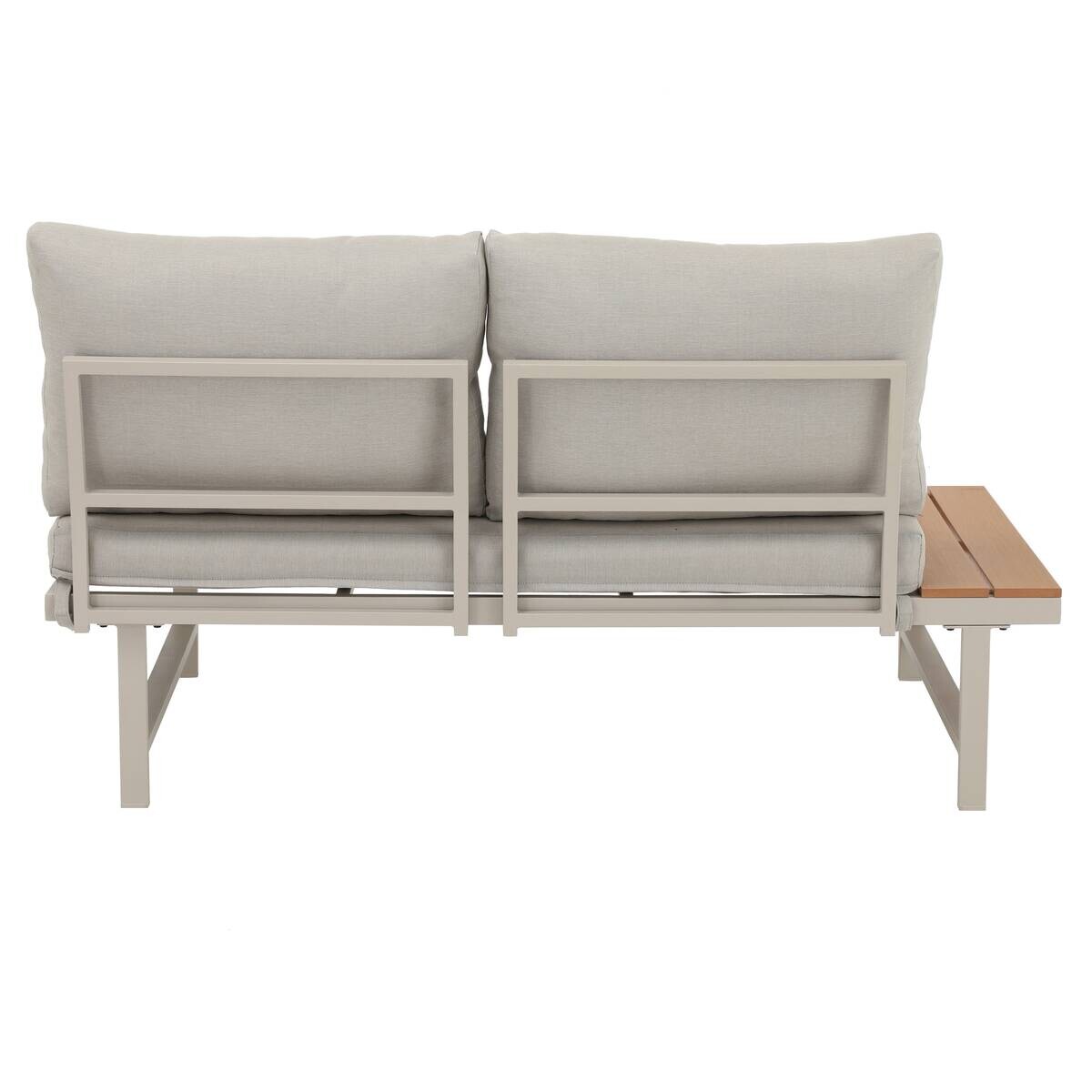 POCOline Gartensitzgruppe Onno hellgrau Stahl