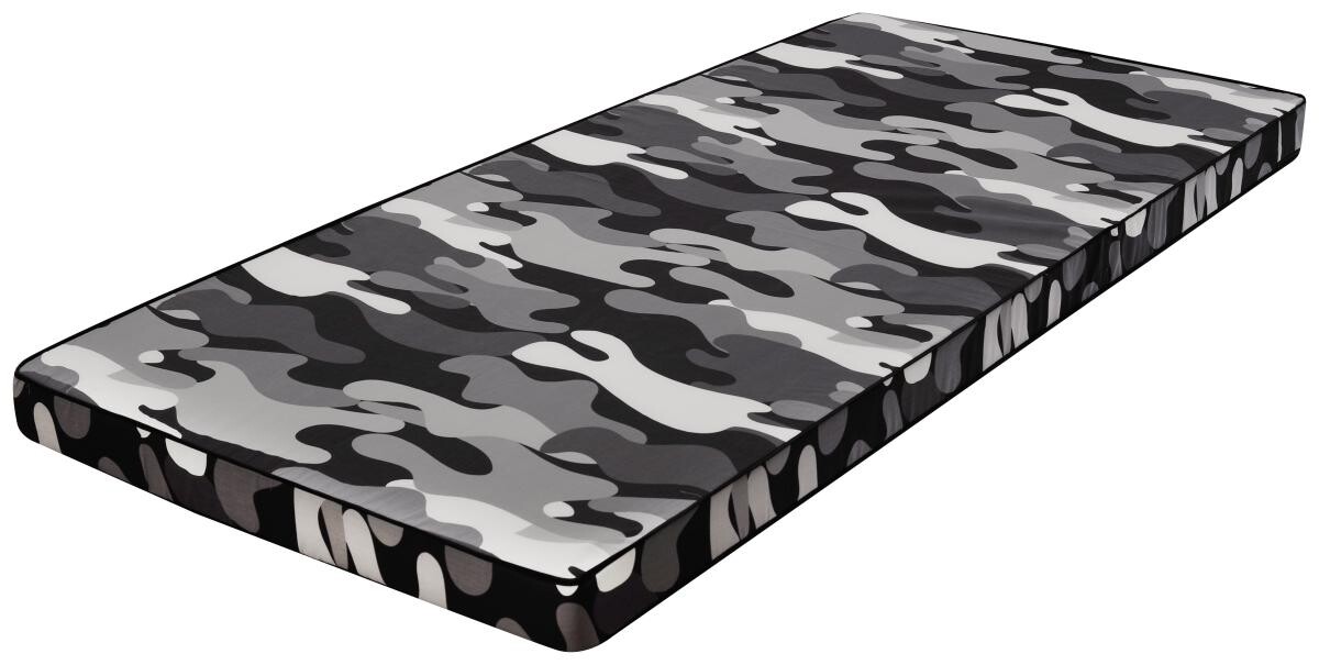 Komfortschaummatratze Military schwarz Liegefläche B/L: ca. 90x200 cm