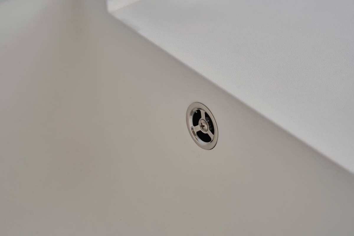 Respekta Einbauspüle Denver 78 x 44 W weiß Mineralite B/H/T: ca. 78x17x43,5 cm