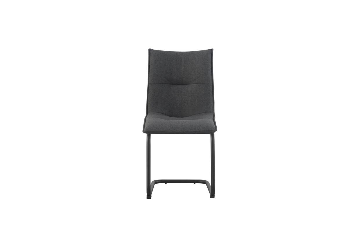 Schwingstuhl SONJA, 2er Set anthrazit Webstoff B/H/T: ca. 46x89x57 cm