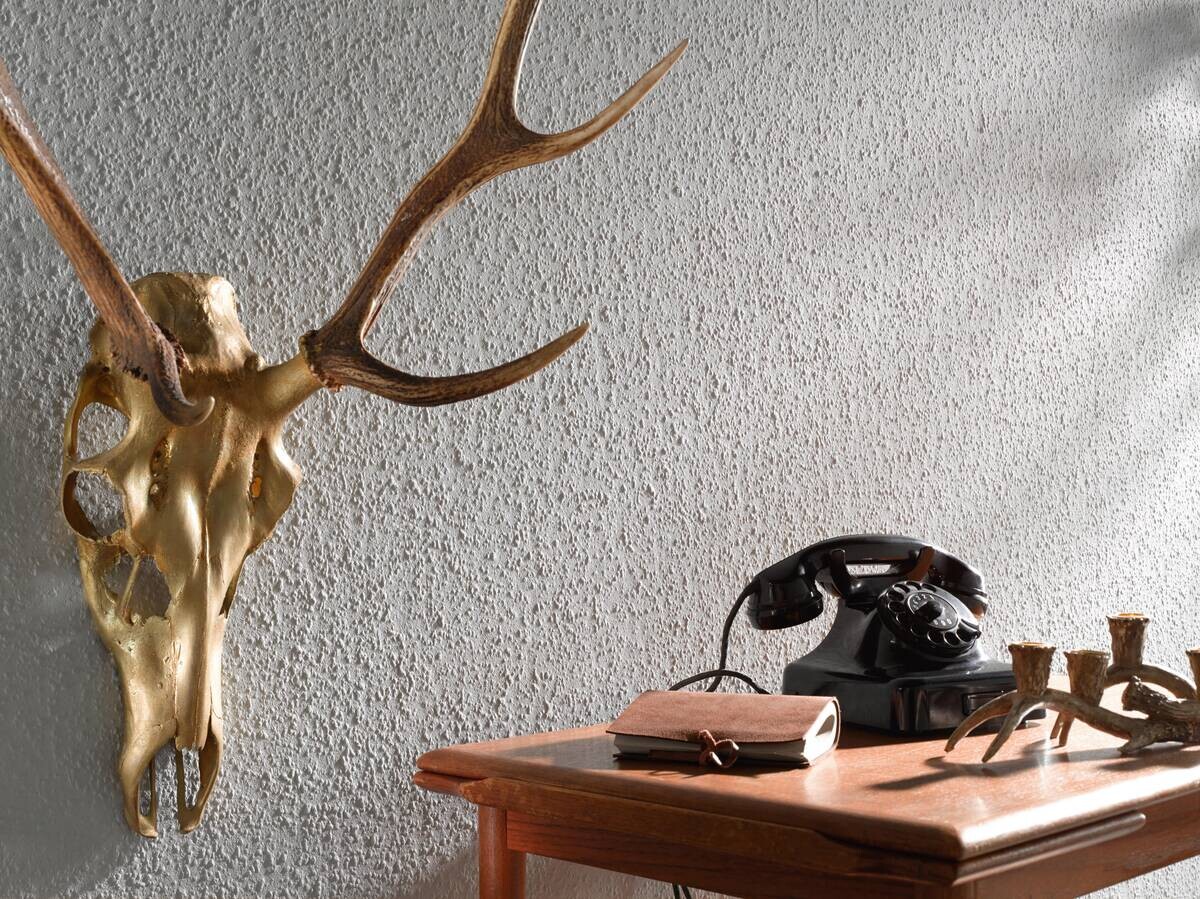 Erfurt Rauhfaser Rustic weiß B/L: ca. 53x1005 cm