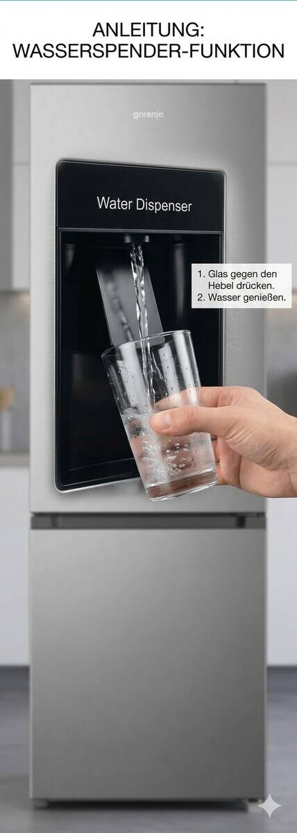 Gorenje Kühl-/Gefrierkombination RK418DPS4WDI Inox B/H/T: ca. 55x180x55,7 cm