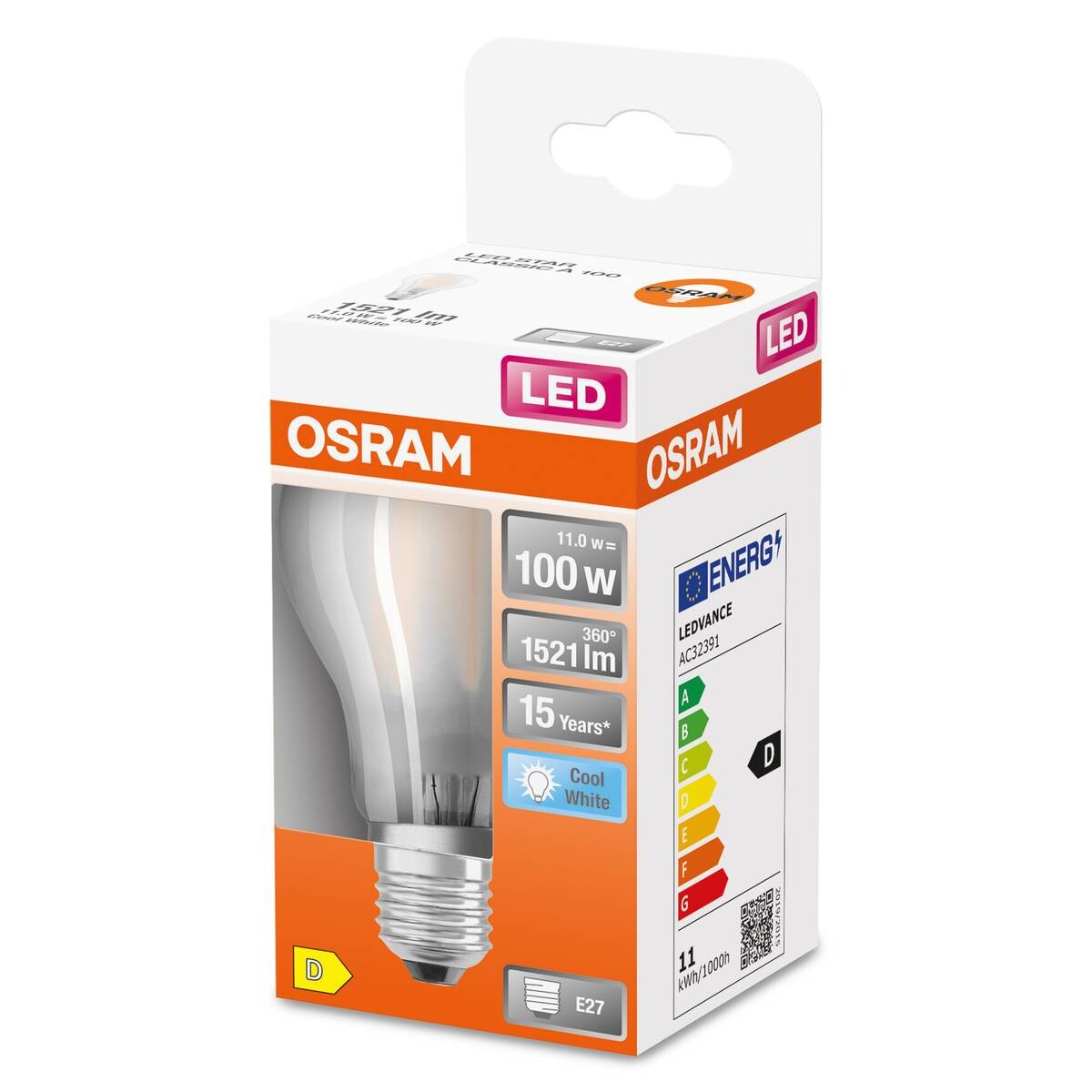 OSRAM LED-Leuchtmittel Classic A AC32391 E27