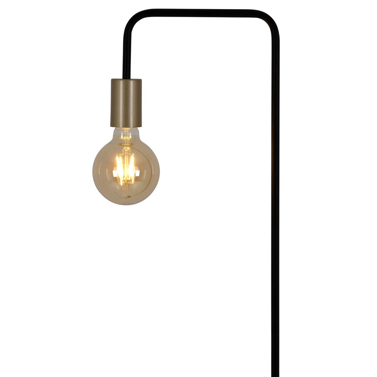 Näve Leuchten Stehlampe 2097222 schwarz Kunststoff Metall B/H/T: ca. 20,5x150x20,5 cm 1 Brennstellen