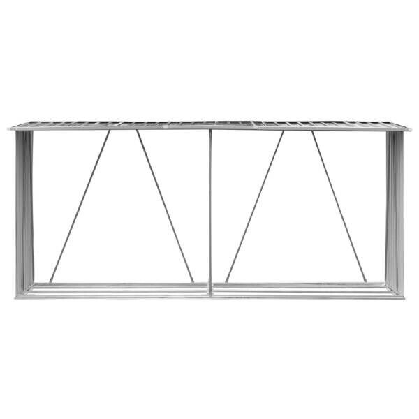 vidaXL Brennholzlager anthrazit B/H: ca. 330x152 cm
