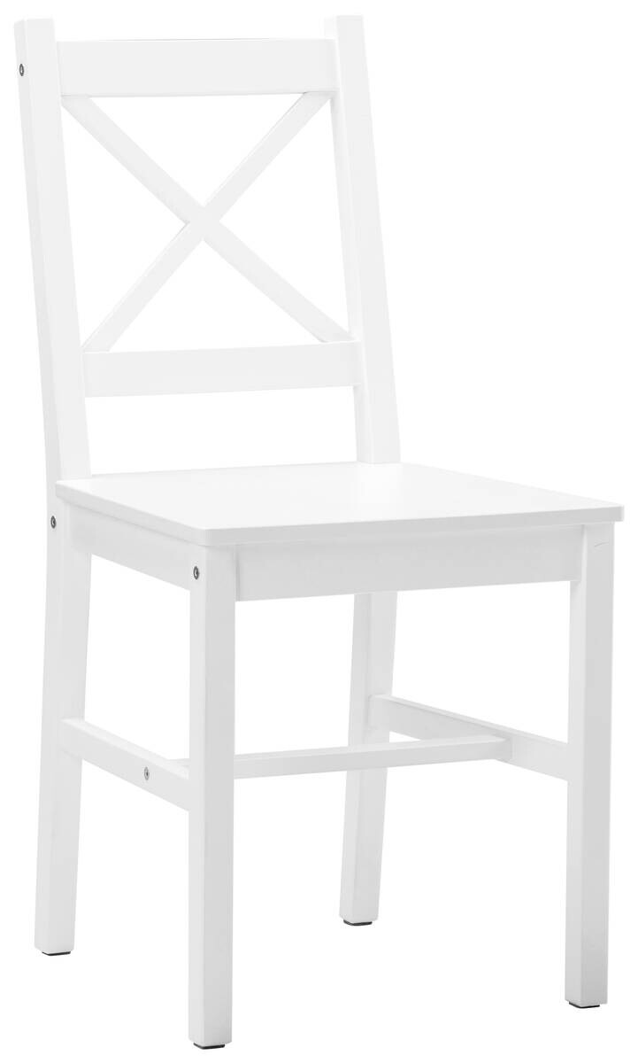 Stuhl Harry weiß Holz B/H/T: ca. 43x86x41 cm