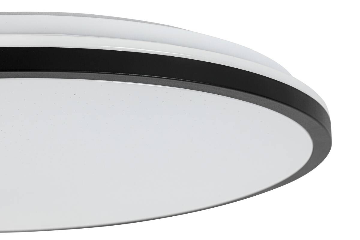 Nolo LED-Deckenleuchte Hela schwarz Kunststoff H/D: ca. 4,3x39 cm