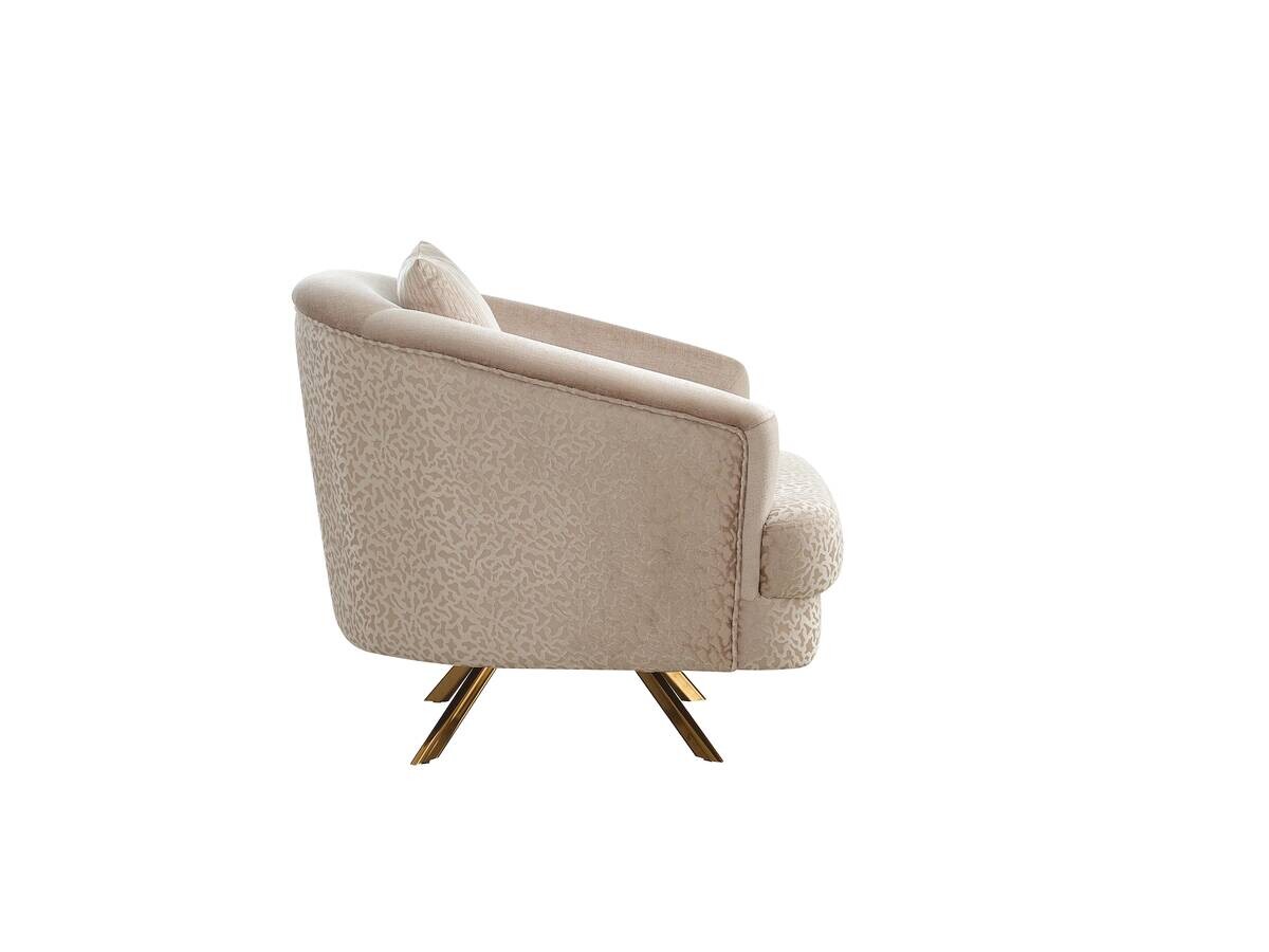Sofa 3-2-1 Pera beige Webstoff