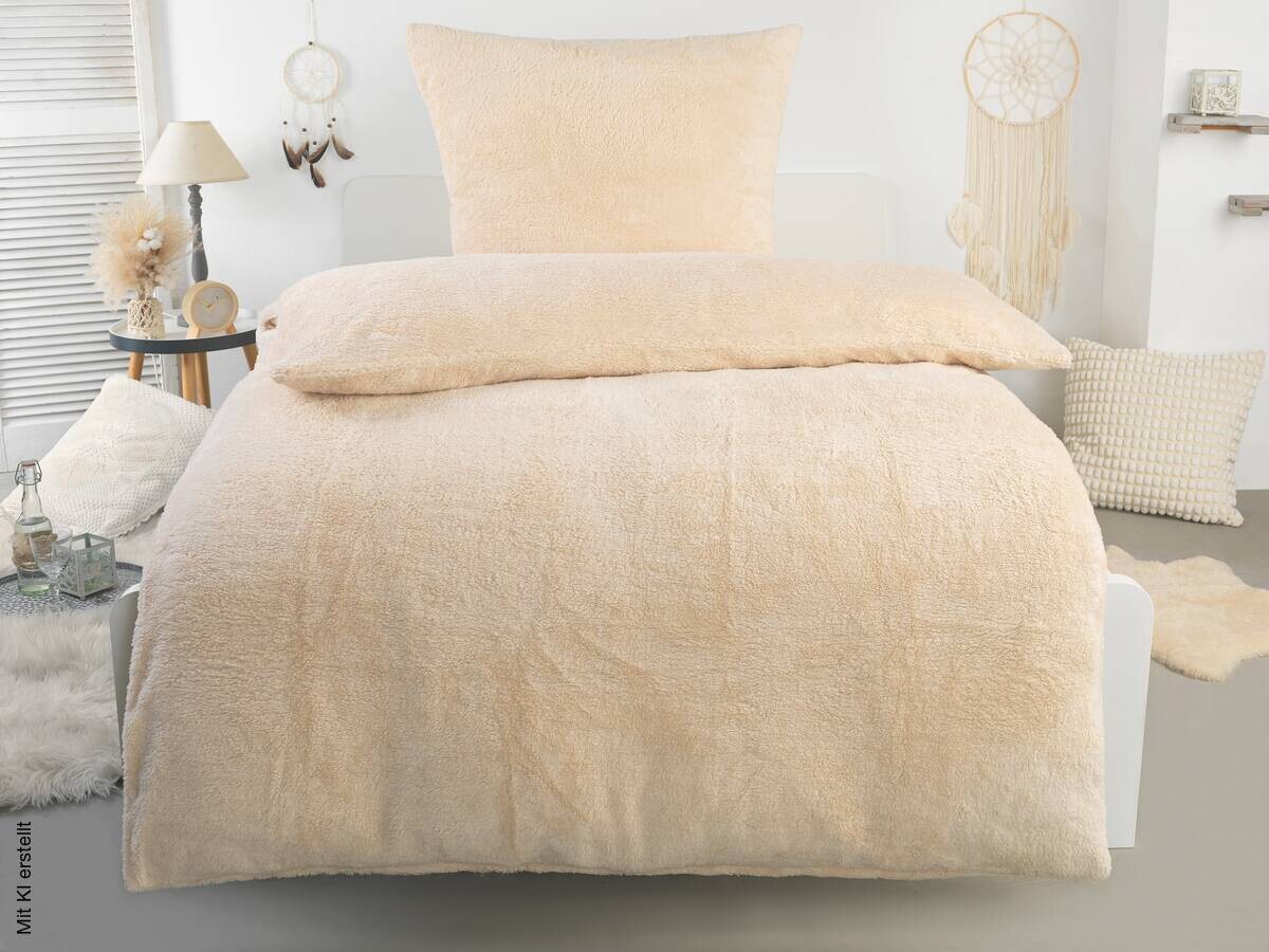 Microfaser Bettwäsche Teddy-Fleece