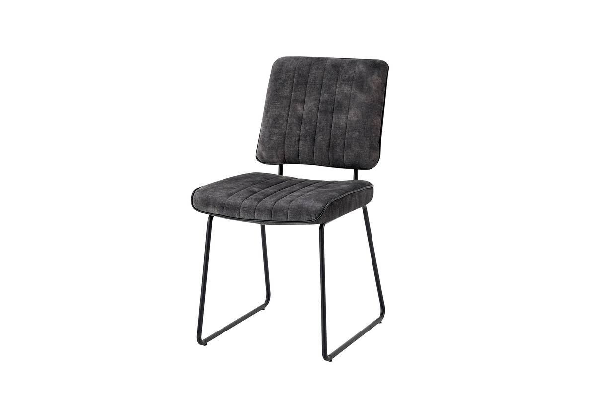 Stuhl LIAM 4er-Set anthrazit B/H/T: ca. 45x83x61 cm