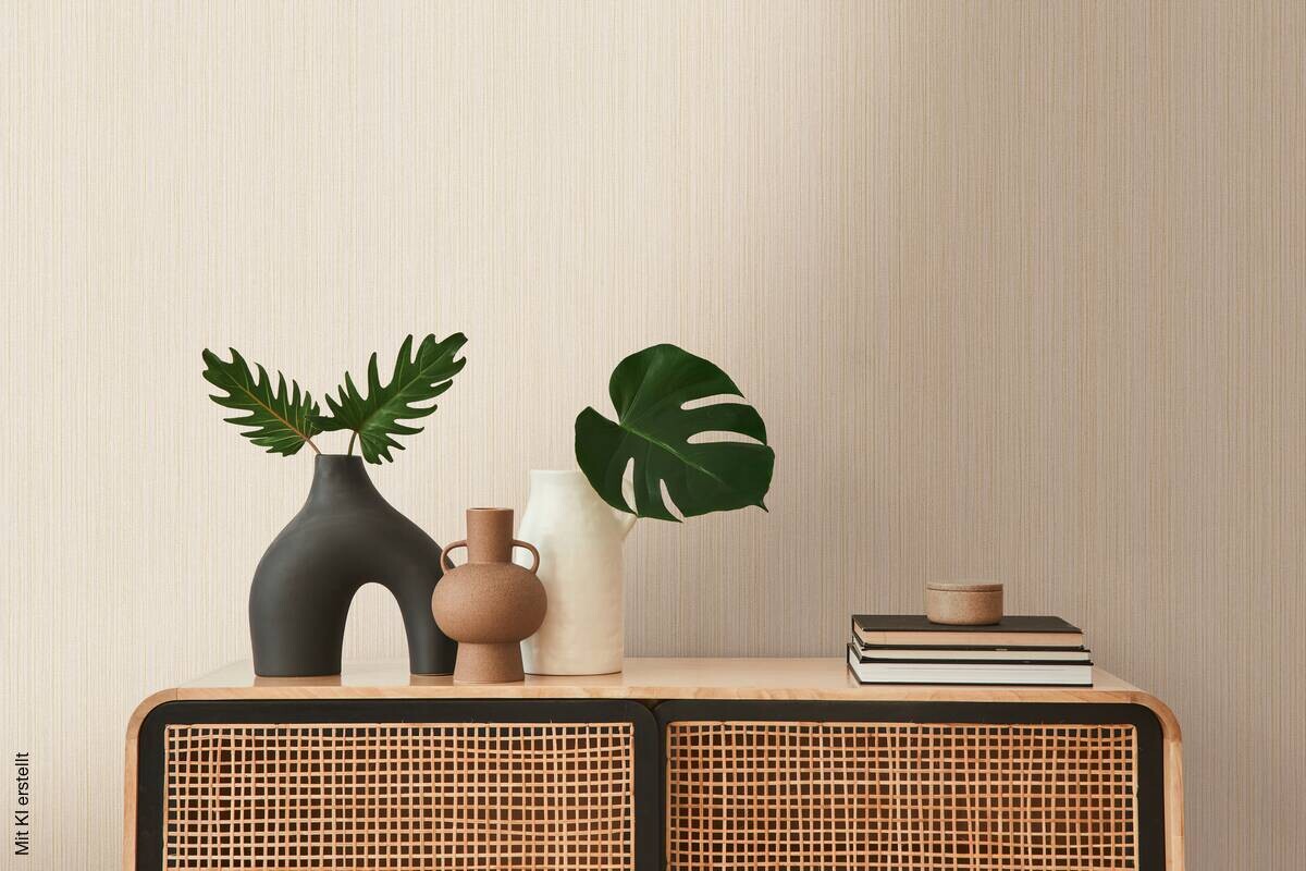 A.S.Creation Vliestapete grau gold beige B/H/D: ca. 53x1005x8 cm