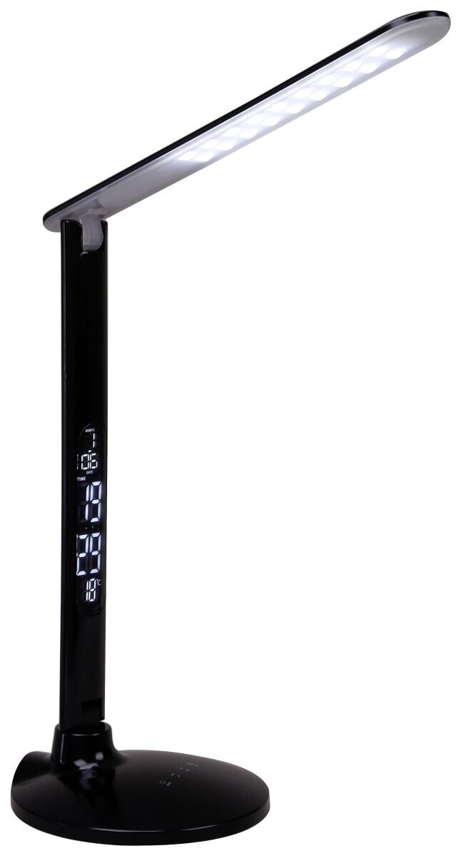 POCOline Tischleuchte Time schwarz Kunststoff H: ca. 50 cm